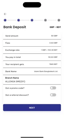AN Express application screenshot 4