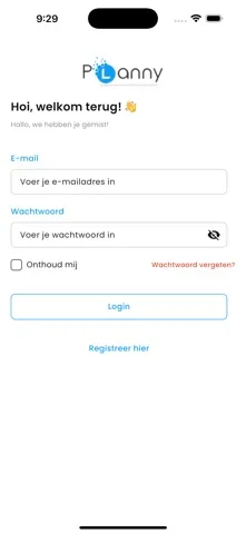 Planny application screenshot 2