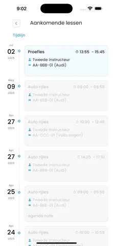 Planny application screenshot 3